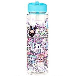 Tokidoki Cotton Candy Carnival Clear Water Bottle